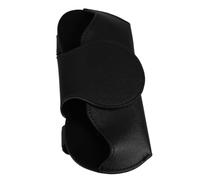 Brillenhalter fürs Auto 18x8x5cm aus PU Leder schwarz | Sonnenblende und Schnelle Ablage, Kompakt, für Fahrer, Tickets und Brillen