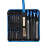 Brilliant Tools Feilen-Satz mit Feilenbürste, 19-tlg