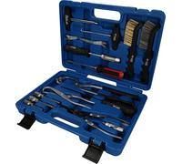 BRILLIANT TOOLS BT701250 Universal-Bremstrommel und Bremsscheiben -Werkzeug-Satz | 15-tlg. [Powered by KS TOOLS], 4042146781630