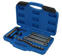 Brilliant Tools Reparatursatz für Bremsgewinde, M9 x 1,25, 16-teilig (Werkzeuge für Fahrwerk einschließlich Federn, Stoßdämpfer, Räder, Reifen, Bremse