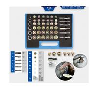 Brilliant Tools Reparatursatz für Öl-Ablassschrauben-Gewinde, 114-tlg