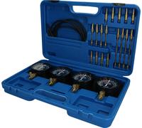 Brilliant Tools BT581200 Synchron-Vergaser-Testgerät, mit 4 Synchronuhren, 26-tlg