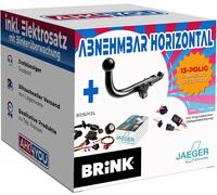 BRINK AHK für Citroen C4 Picasso & Grand 13-18 abnehmbar + 13-polig E-Satz SPEZ