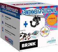 BRINK AHK für Ford C-Max / Grand 10-19 diagonal abnehmbar + 7-pol JAEGER ES SPEZ