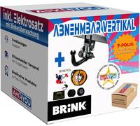 BRINK AHK für Hyundai i30 cw Kombi 17-20 vertikal abnehmbar + 7-pol E-Satz ABE