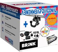 BRINK AHK für Hyundai Tucson 15-18 diag. abnehmbar + 13-pol BRINK ES SPEZ