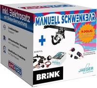 BRINK AHK für Mercedes GLC X253 15-19 schwenkbar + 7-polig E-Satz SPEZ