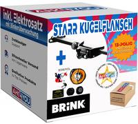 BRINK AHK für Mercedes Sprinter Bus Kasten ab 18 mit Trittstufe starr + 13pol ES