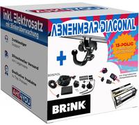 BRINK AHK für Nissan Qashqai II 19-21 diag. abnehmbar + 13-pol BRINK ES SPEZ
