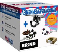BRINK AHK für Nissan Qashqai II 19-21 diag. abnehmbar + 7-pol ECS ES SPEZ