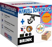 BRINK AHK für VW Golf VII Fließheck 12-19 schwenkbar + 7-pol ES ABE