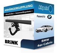 Brink Anhängerkupplung abnehmbar Kugelstange von unten gesteckt - BMW X1