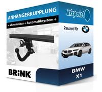 Brink Anhängerkupplung abnehmbar Kugelstange von unten gesteckt - BMW X1