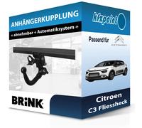 Brink Anhängerkupplung abnehmbar Kugelstange von unten gesteckt - CITROËN C3 III