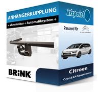 BRINK Anhängerkupplung Schwarz (546700) für Citroën Grand C4 Spacetourer Picasso