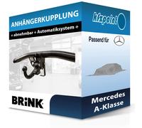 Brink Anhängerkupplung abnehmbar Kugelstange von schräg unten gesteckt - MERCEDES-BENZ A-KLASSE
