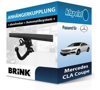 Brink Anhängerkupplung abnehmbar Kugelstange von unten gesteckt - MERCEDES-BENZ B-KLASSE