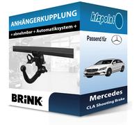 Brink Anhängerkupplung abnehmbar Kugelstange von unten gesteckt - MERCEDES-BENZ B-KLASSE