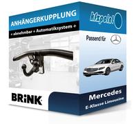 Brink Anhängerkupplung für Mercedes E-Klasse (W212, nicht für AMG Styling ,AMG Serie) ab BJ 01/09 und E-Klasse (S212, nicht für AMG Styling, AMG Serie) ab BJ 08/09, diagonal abnehmbar
