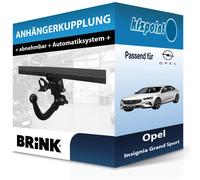 BRINK Anhängevorrichtung BMU Rückseite mit abnehmbarem Kugelkopf für OPEL 642300
