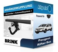 Brink Anhängerkupplung abnehmbar Kugelstange von unten gesteckt - PEUGEOT RIFTER