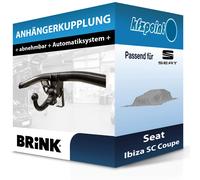 Brink Seat Ibiza 3/5-Tür 15-17 Anhängerkupplung AHK abnehmbar