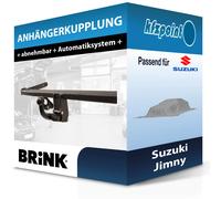 Brink Anhängerkupplung abnehmbar Kugelstange von hinten gesteckt - SUZUKI JIMNY Geländewagen offen