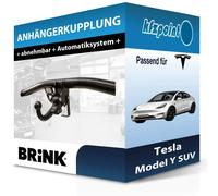 BRINK Anhängevorrichtung Rückseite mit abnehmbarem Kugelkopf für TESLA 4030900