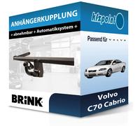 Brink Anhängerkupplung abnehmbar Kugelstange von hinten gesteckt - VOLVO 850 Kombi
