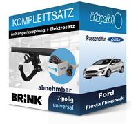 Brink Anhängerkupplung abnehmbar Kugelstange von unten gesteckt - FORD FIESTA VI