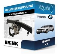 Brink | Anhängerkupplung (601200) schwenkbar für BMW