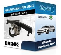 Brink Anhängerkupplung schwenkbar manuell schwenkbarer Kugelkopf - SKODA KODIAQ