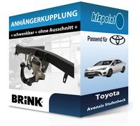 Brink Anhängerkupplung schwenkbar für Toyota Avensis Stufenheck 03.2009-10.2018