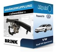 Brink Anhängerkupplung schwenkbar - VW GOLF VII