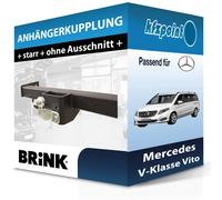 Brink Anhängebock mit 2-Loch-Flanschkugel - MERCEDES-BENZ VITO / MIXTO Kasten