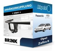Brink Anhängerkupplung starr mit angeschraubtem Kugelkopf - OPEL ZAFIRA / ZAFIRA FAMILY B