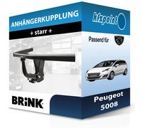 BRINK Anhängekupplung starr passend für Peugeot 5008 11.2010-03.2017 neu