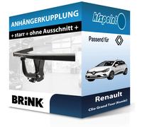 Brink Anhängerkupplung starr mit angeschraubtem Kugelkopf - RENAULT CLIO IV Grandtour