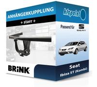 Brink Anhängerkupplung starr mit angeschraubtem Kugelkopf - SEAT IBIZA IV ST