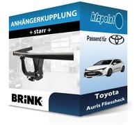 BRINK Anhängekupplung starr passend für Toyota Auris Fliessheck 01.2013-03.2019