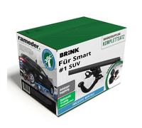 Brink Anhängerkupplung abnehmbar & 13poliger ECS E-Satz für Smart #1 SUV 22- TOP