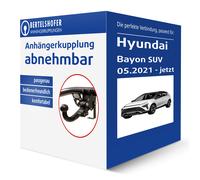 Brink Anhängerkupplung abnehmbar für HYUNDAI Bayon SUV Typ BC3 AHK