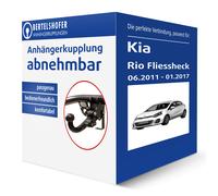 Brink Anhängerkupplung abnehmbar für KIA Rio Fliessheck III Typ UB AHK