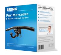 BRINK Anhängerkupplung Schwarz (528500) für MERCEDES-BENZ C-Klasse |