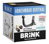 Brink Anhängerkupplung abnehmbar für Mercedes GLC X253 15-21 mit 13p spezifisch