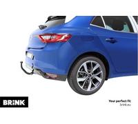 BRiNK ANHÄNGERKUPPLUNG DIAGONAL ABNEHMBAR passend für RENAULT MEGANE | 613100