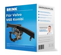 Brink Anhängerkupplung schwenkbar für Volvo V60 Kombi 07.2018-jetzt inkl. EBA