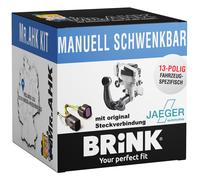 Brink Anhängerkupplung schwenkbar für VW Golf Sportsvan 18-20 13pol spezifisch