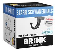 Brink Anhängerkupplung starr mit angeschraubtem Kugelkopf - FORD FIESTA VII