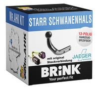 Brink Anhängerkupplung starr mit angeschraubtem Kugelkopf - FORD FOCUS II Turnier